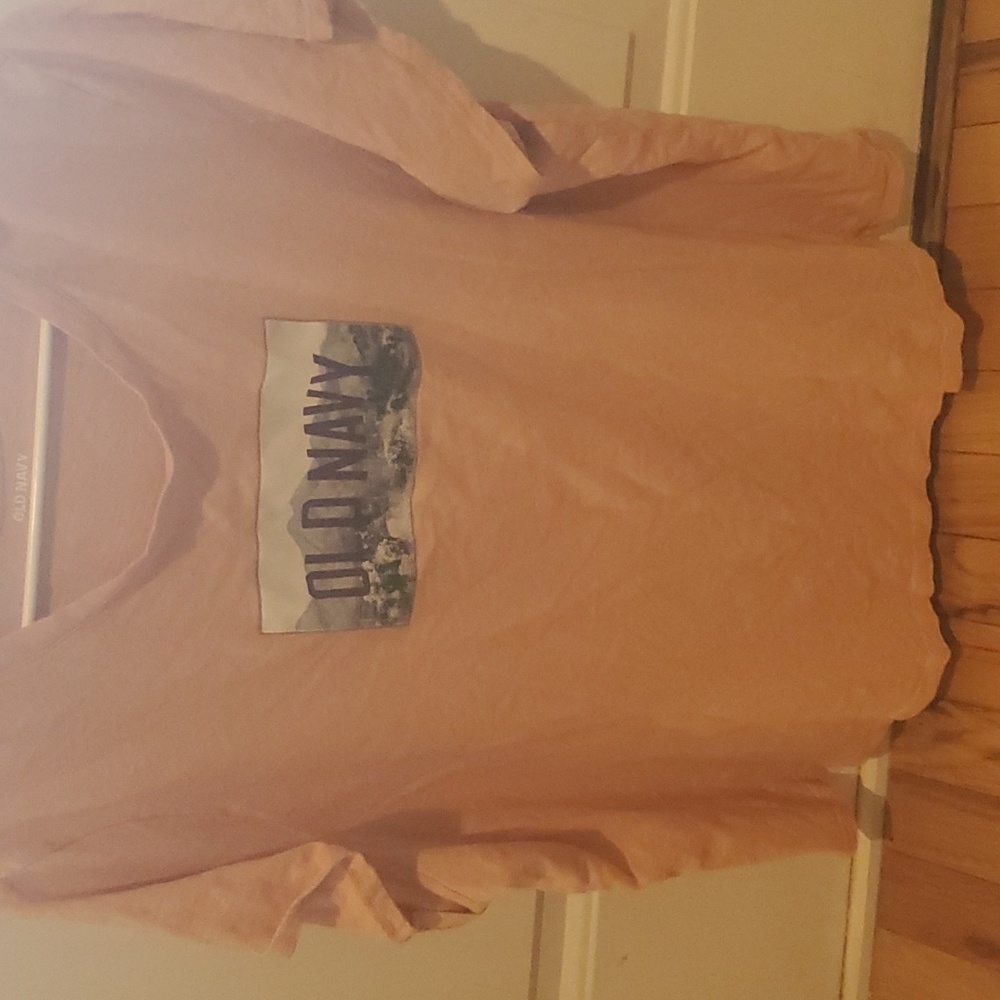 Peach old navy shirt